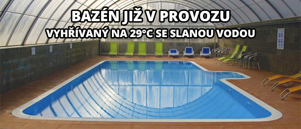 Bazén v provozu